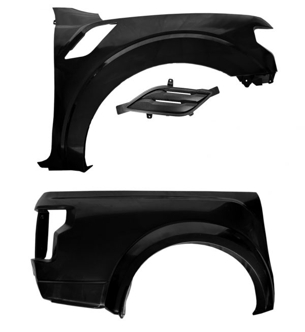 FOR FORD RANGER T6 T7 T8 2012-2022 CONVERSION BODY KIT F150 LOOK BUMPER BONNET WINGS - Image 10