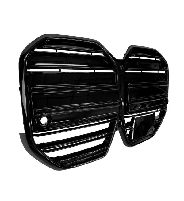 FRONT GRILLE KIDNEY GRILLE GLOSS BLACK FOR BMW i4 GRAN COUPE G26i 2021-2024 - Image 3
