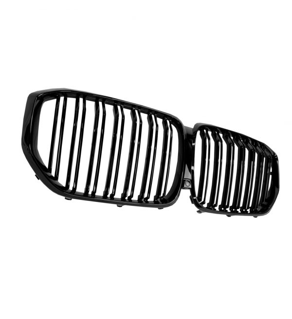 FRONT GRILLE DOUBLE SLAT GRILLE GLOSS BLACK FOR BMW X5 SERIES G05 LCI 2023+ - Image 2
