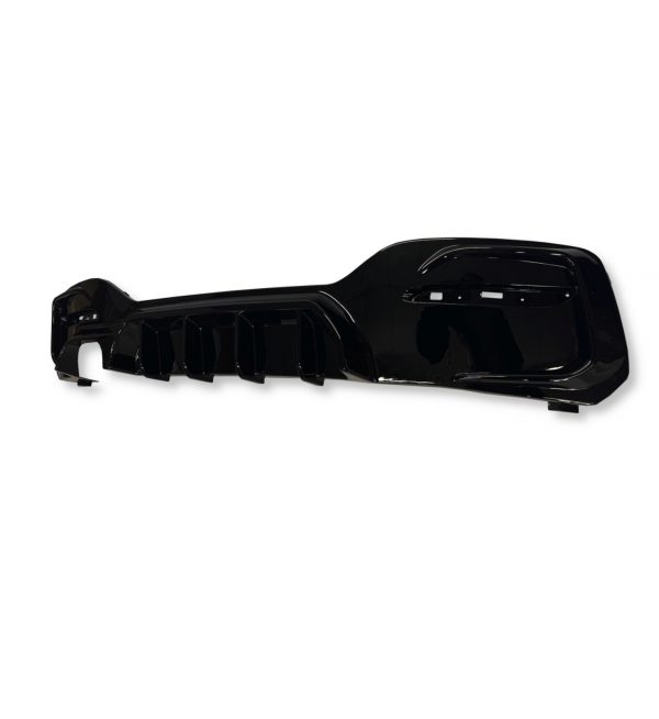 REAR BUMPER DIFFUSER TWIN LEFT GLOSS BLACK FOR BMW 1 SERIES F20 F21 M SPORT LCI - Image 3