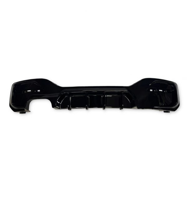 REAR BUMPER DIFFUSER TWIN LEFT GLOSS BLACK FOR BMW 1 SERIES F20 F21 M SPORT LCI - Image 2