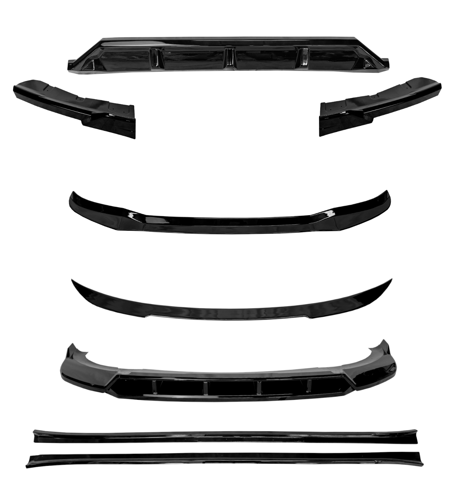 FOR BMW X3 G01 LCI 2021-24 M PERFORMANCE BODY KIT SPLITTER DIFFUSER SIDE SKIRTS - Image 2