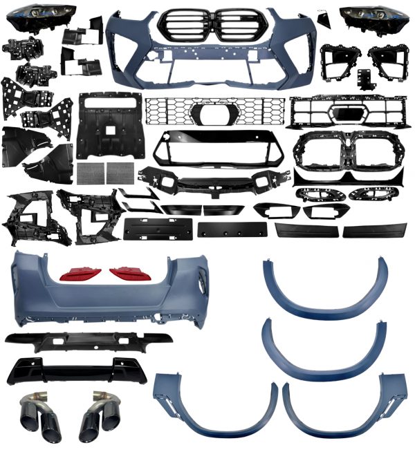 FOR BMW X6 G06 PRE-LCI TO X6M LCI LOOK CONVERSION BODY KIT BUMPER LIGHTS EXHAUST - Image 3