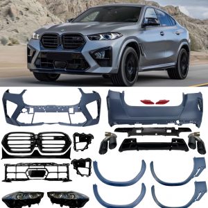 FOR BMW X6 G06 PRE-LCI TO X6M LCI LOOK CONVERSION BODY KIT BUMPER LIGHTS EXHAUST