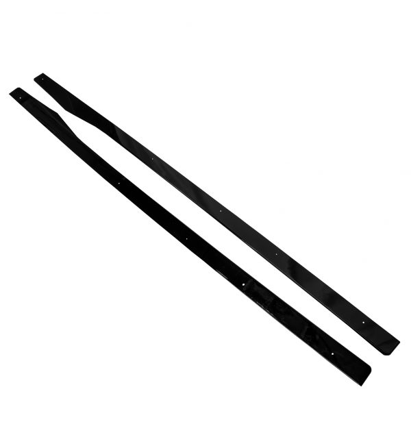 SIDE SKIRTS EXTENSION BLADES GLOSS BLACK FOR MERCEDES E CLASS C238 A238 2017-23 - Image 2