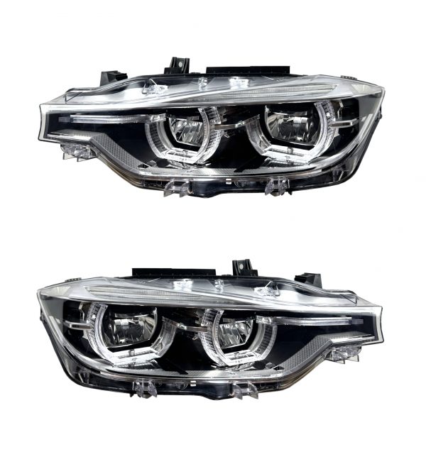 HEADLIGHTS HEADLAMP LED SWITCHABLE DRL WHITE TO YELLOW FOR BMW 3 SERIES F30 F31 - Image 2