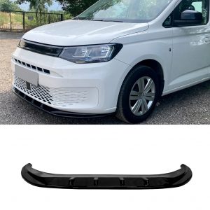 FRONT LIP SPLITTER LIP SPOILER GLOSS BLACK FOR VW CADDY MK5 2021+