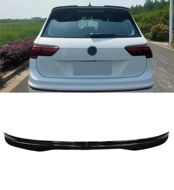 REAR ROOF SPOILER LIP SPOILER WINGS GLOSS BLACK FOR VW TOUAREG MK3 R-LINE 2018+