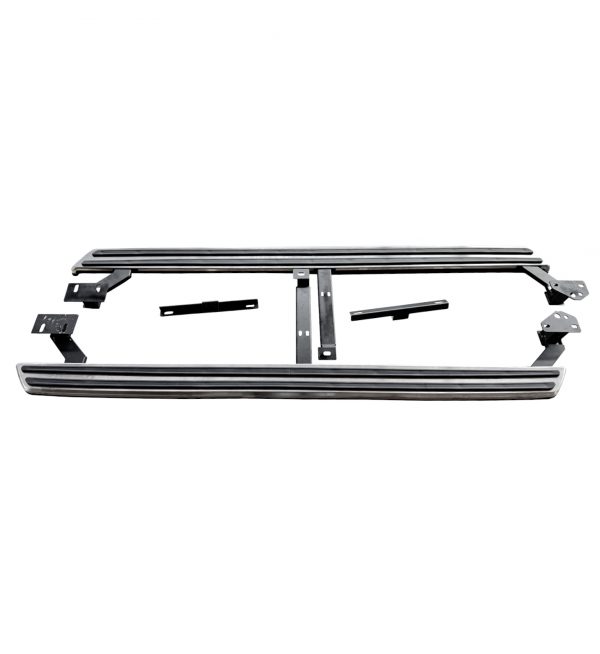 AUDI Q8 2019+ OEM STYLE SIDE STEPS BAR RUNNING BOARDS SILVER 100% OEM FIT - Image 2