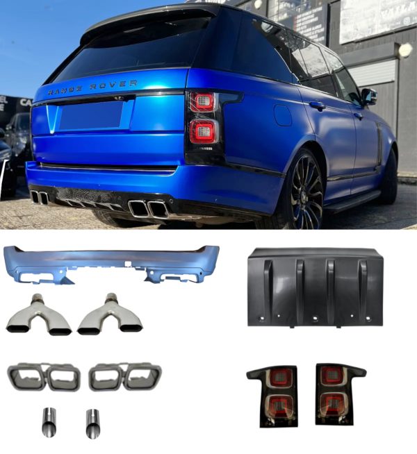 FOR RANGE ROVER VOGUE L405 PRE-FACELIFT TO SVO STYLE BODY KIT BUMPER HEADLIGHTS - Image 2