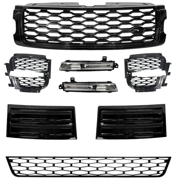 FOR RANGE ROVER VOGUE L405 PRE-FACELIFT TO SVO STYLE BODY KIT BUMPER HEADLIGHTS - Image 10