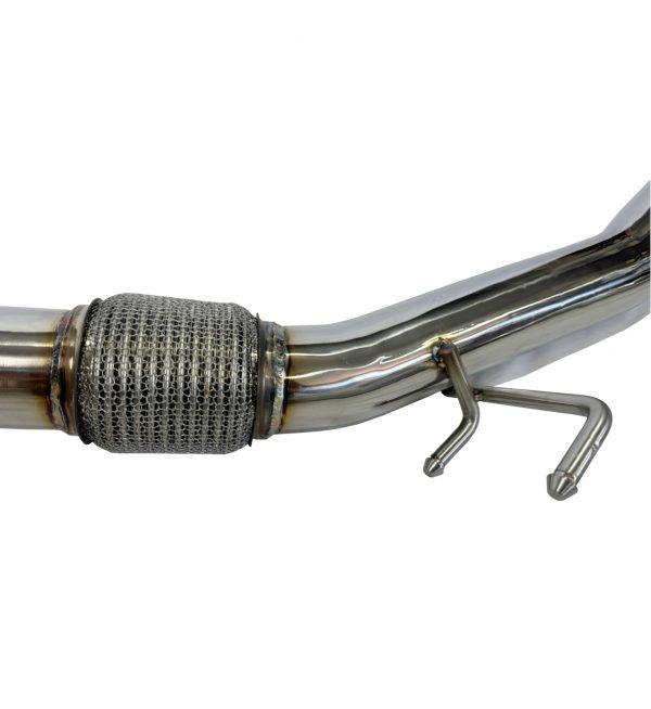 DE CAT DOWNPIPE EXHAUSTS STAINLESS STEEL FOR AUDI S3 AUDI TTS VW GOLF R MK7 - Image 3
