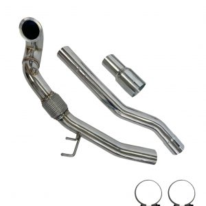 DE CAT DOWNPIPE EXHAUSTS STAINLESS STEEL FOR AUDI S3 AUDI TTS VW GOLF R MK7