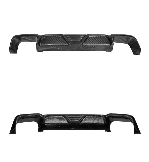 REAR DIFFUSER VALANCE M PERFORMANCE STYLE REAL CARBON FIBRE FOR BMW X3M F97 2019+ - Image 2