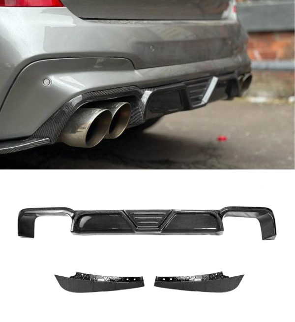 REAR DIFFUSER VALANCE M PERFORMANCE STYLE REAL CARBON FIBRE FOR BMW X3M F97 2019+