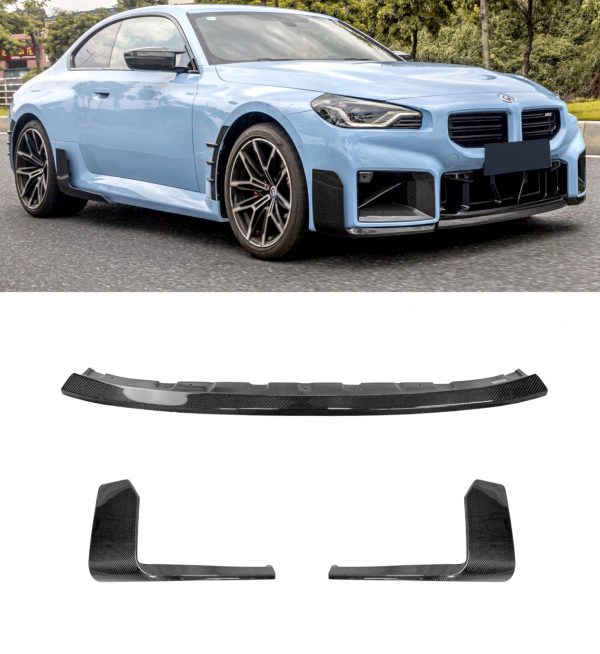 FOR BMW M2 G87 AERO BODY KIT REAL CARBON FIBRE DIFFUSER SPLITTER SIDE SKIRTS 23+ - Image 4