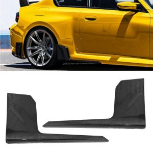 SIDE SKIRTS CANARDS REAL CARBON FIBRE FOR BMW 2 SERIES M2 G87 2023+