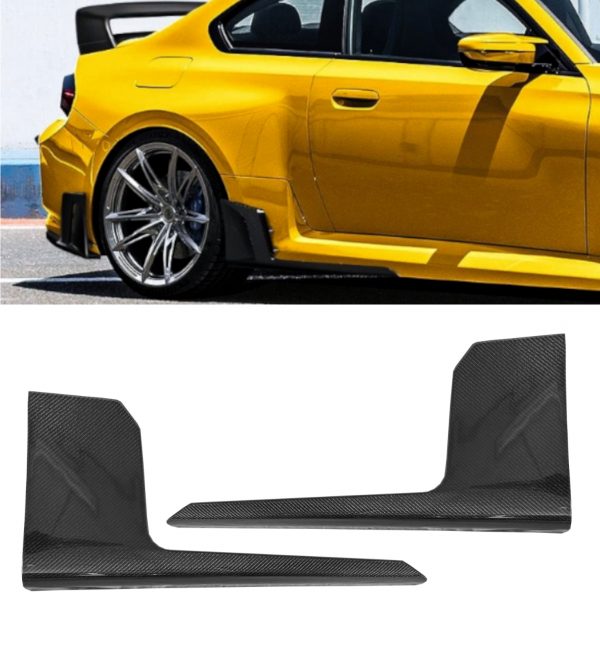 SIDE SKIRTS CANARDS REAL CARBON FIBRE FOR BMW 2 SERIES M2 G87 2023+