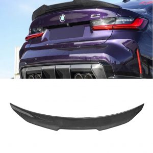REAR SPOILER BOOT SPOILER PSM STYLE CARBON FIBRE FOR BMW 3 SERIES G20 G80 M3 20+