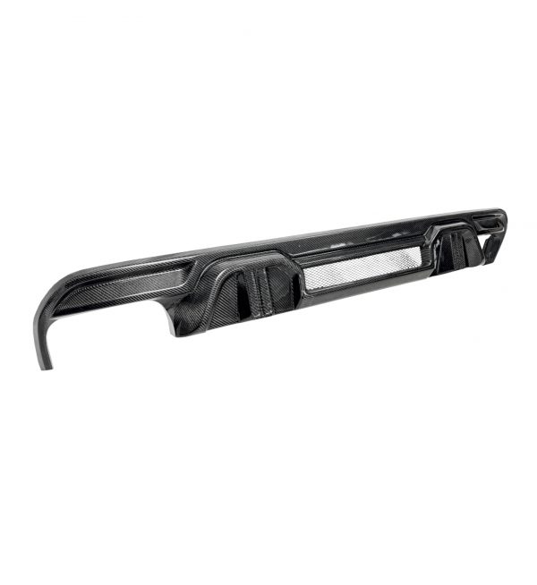 REAR DIFFUSER WITH LED LIGHTS REAL CARBON FIBRE FOR BMW X5M F95 2019-2024 - Image 2