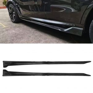 SIDE SKIRTS EXTENSION BLADES REAL CARBON FIBRE FOR BMW X5M F95 2019-2024