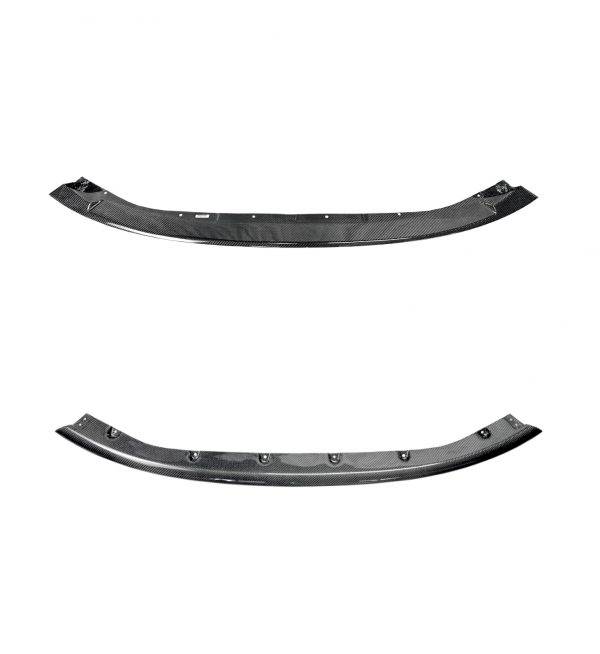 FRONT LIP SPLITTER LIP SPOILER CS STYLE CARBON FIBRE FOR BMW M3 G80 G81 M4 G82 G83 2021+ - Image 4