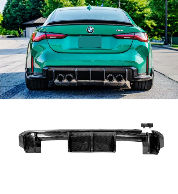 REAR DIFFUSER VALANCE OEM STYLE REAL CARBON FIBRE FOR BMW M3 G80 G81 M4 G82 G83 2021+