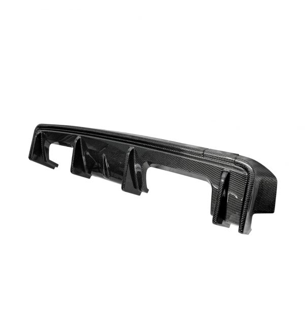 REAR DIFFUSER WITH CANARDS REAL CARBON FIBRE FOR BMW M3 G80 G81 M4 G82 G83 2021+ - Image 3