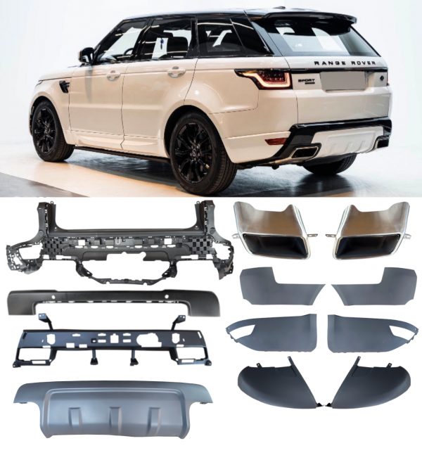 FOR LAND ROVER L494 PRE-FACELIFT TO FACELIFT FULL BODY KIT BUMPER GRILLE 2014-18 - Image 2