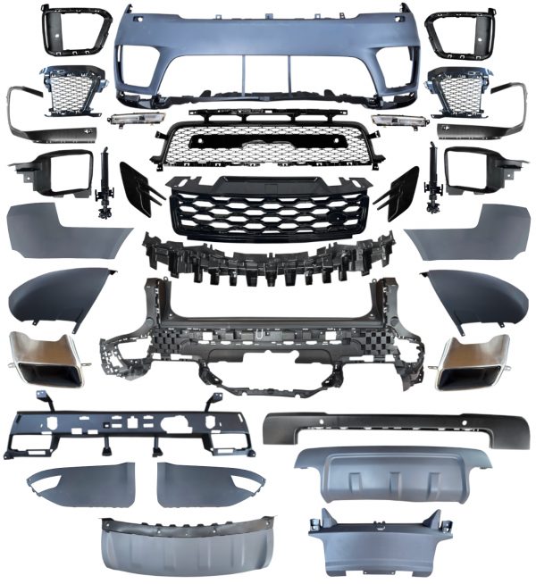 FOR LAND ROVER L494 PRE-FACELIFT TO FACELIFT FULL BODY KIT BUMPER GRILLE 2014-18 - Image 3