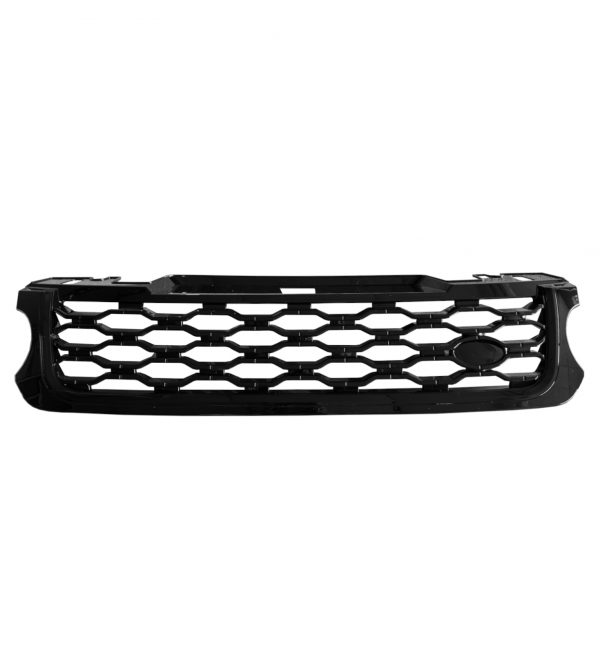 FOR RANGE ROVER SPORT L494 FRONT GRILLE FACELIFT 2019 LOOK GLOSS BLACK 2013-2018 - Image 2