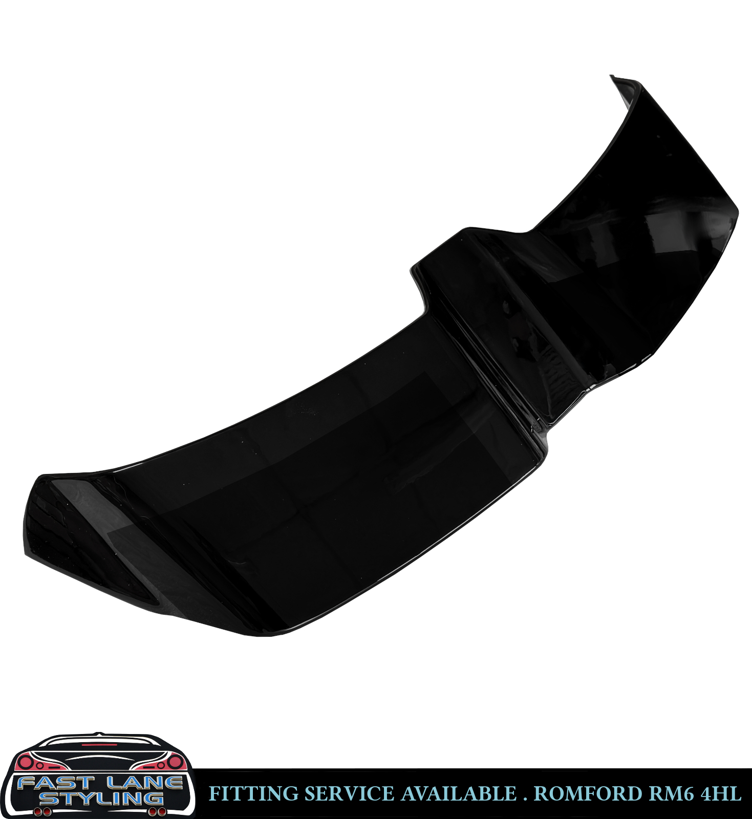 REAR ROOF SPOILER OETTINGER STYLE GLOSS BLACK FOR AUDI A3 8Y HATCHBACK 2020+ - Image 3
