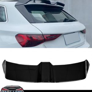 REAR ROOF SPOILER OETTINGER STYLE GLOSS BLACK FOR AUDI A3 8Y HATCHBACK 2020+