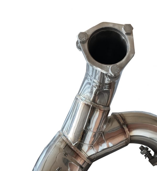 STAINLESS STEEL DECAT DOWNPIPE 6.3 INCH EXHAUSTS PIPE FOR AUDI A4 B9 S4 2016-23 - Image 4