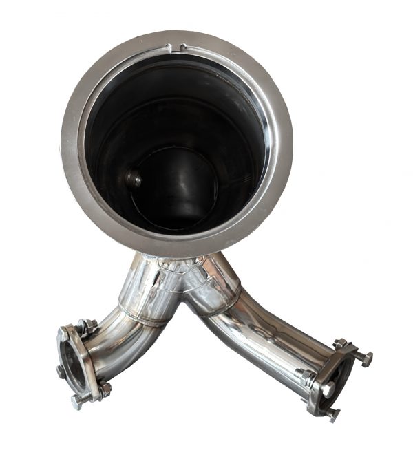 STAINLESS STEEL DECAT DOWNPIPE 6.3 INCH EXHAUSTS PIPE FOR AUDI A4 B9 S4 2016-23 - Image 5