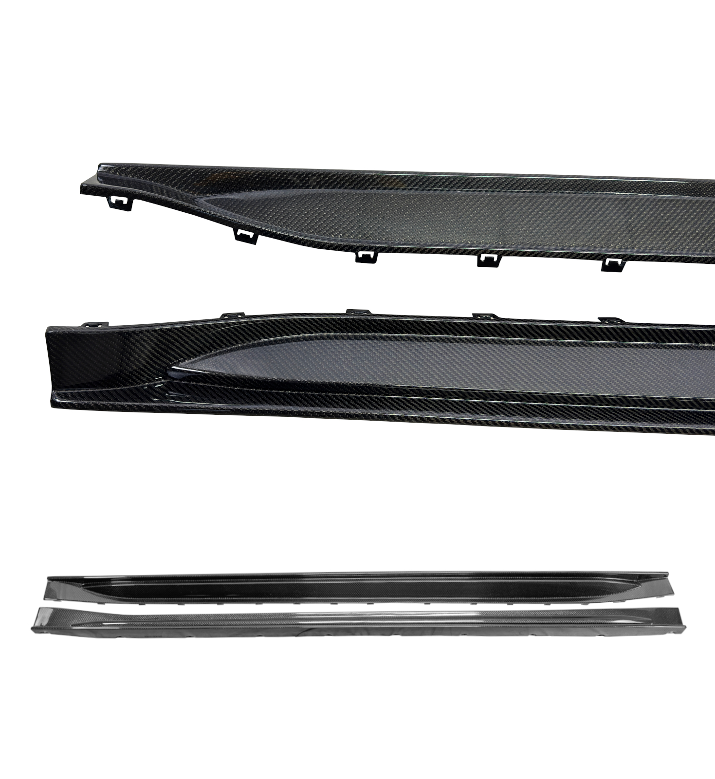 SIDE SKIRTS EXTENSION BLADES REAL CARBON FIBRE FOR BMW M4 G82 G83 2020+ - Image 2