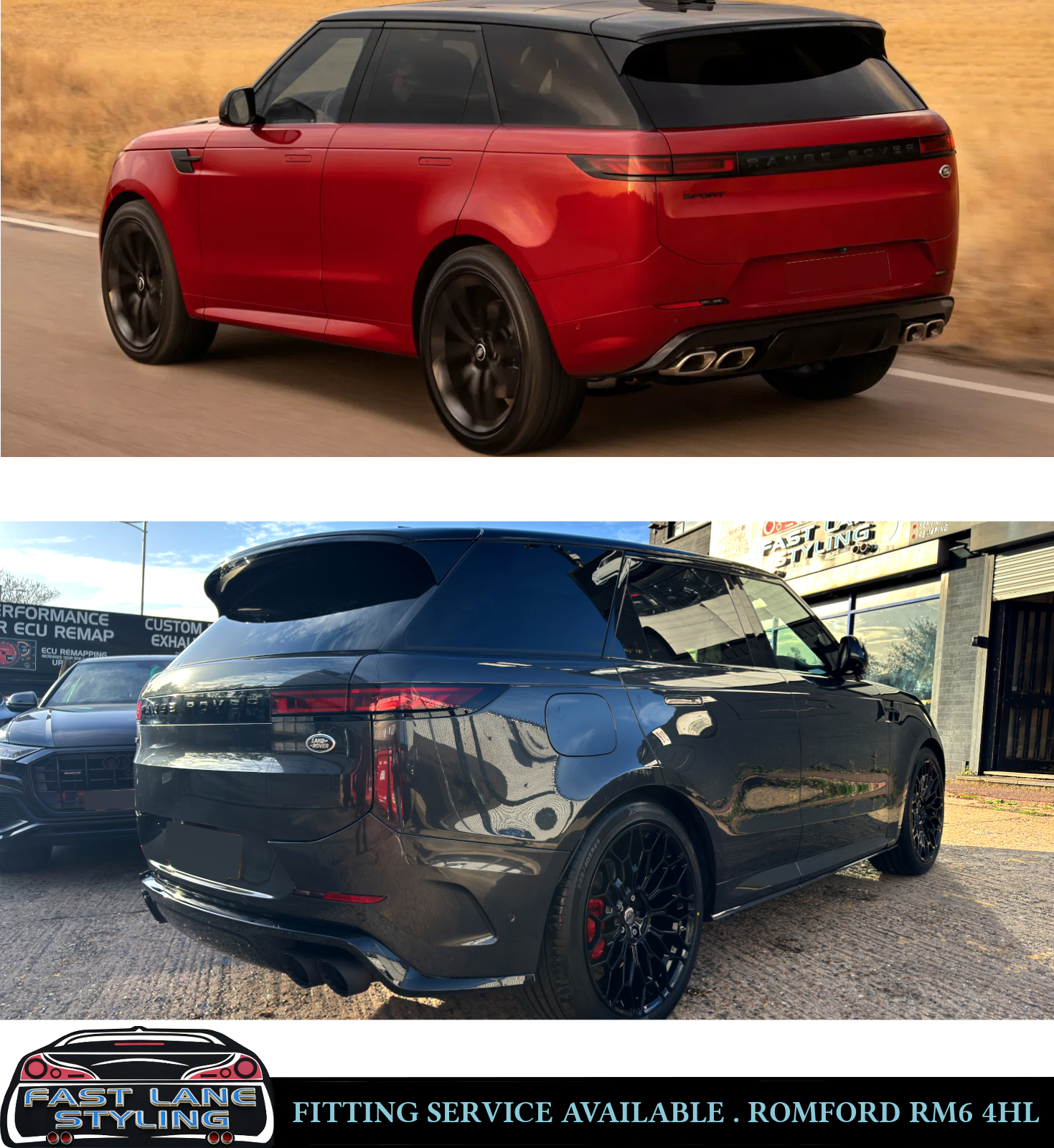 FOR RANGE ROVER SPORT L461 UPGRADE BODY KIT BUMPER GRILLE TIPS SIDE VENT 2022+ - Image 4