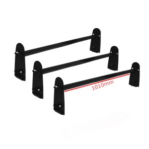 UNIVERSAL CROSS BAR IRON CROSS RACK BAR BLACK FOR VAN 3 PCS