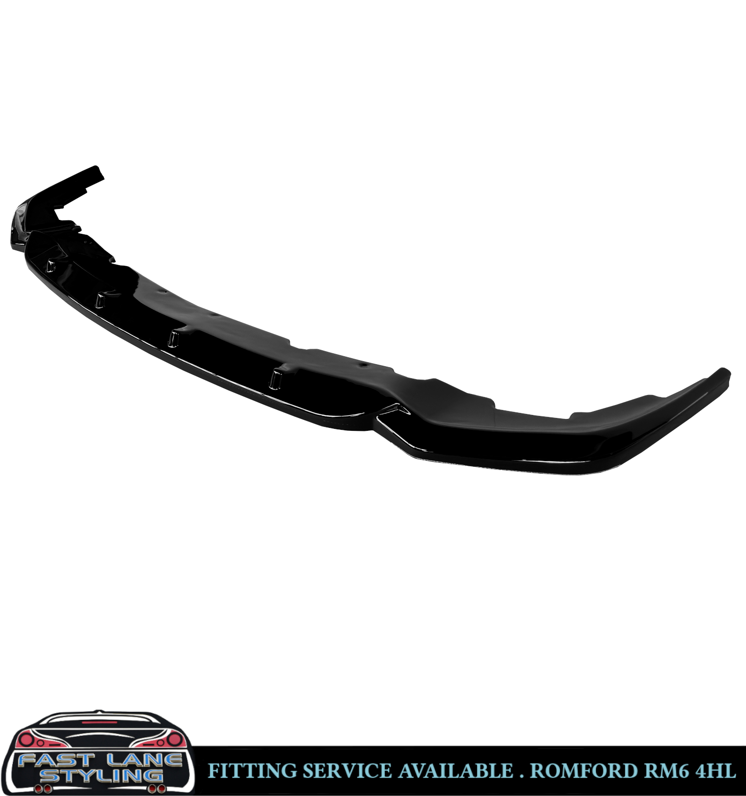 GLOSS BLACK KIT DIFFUSER SPLITTER SPOILER FOR BMW 1 SERIES F40 M135i 2019-2024 - Image 3