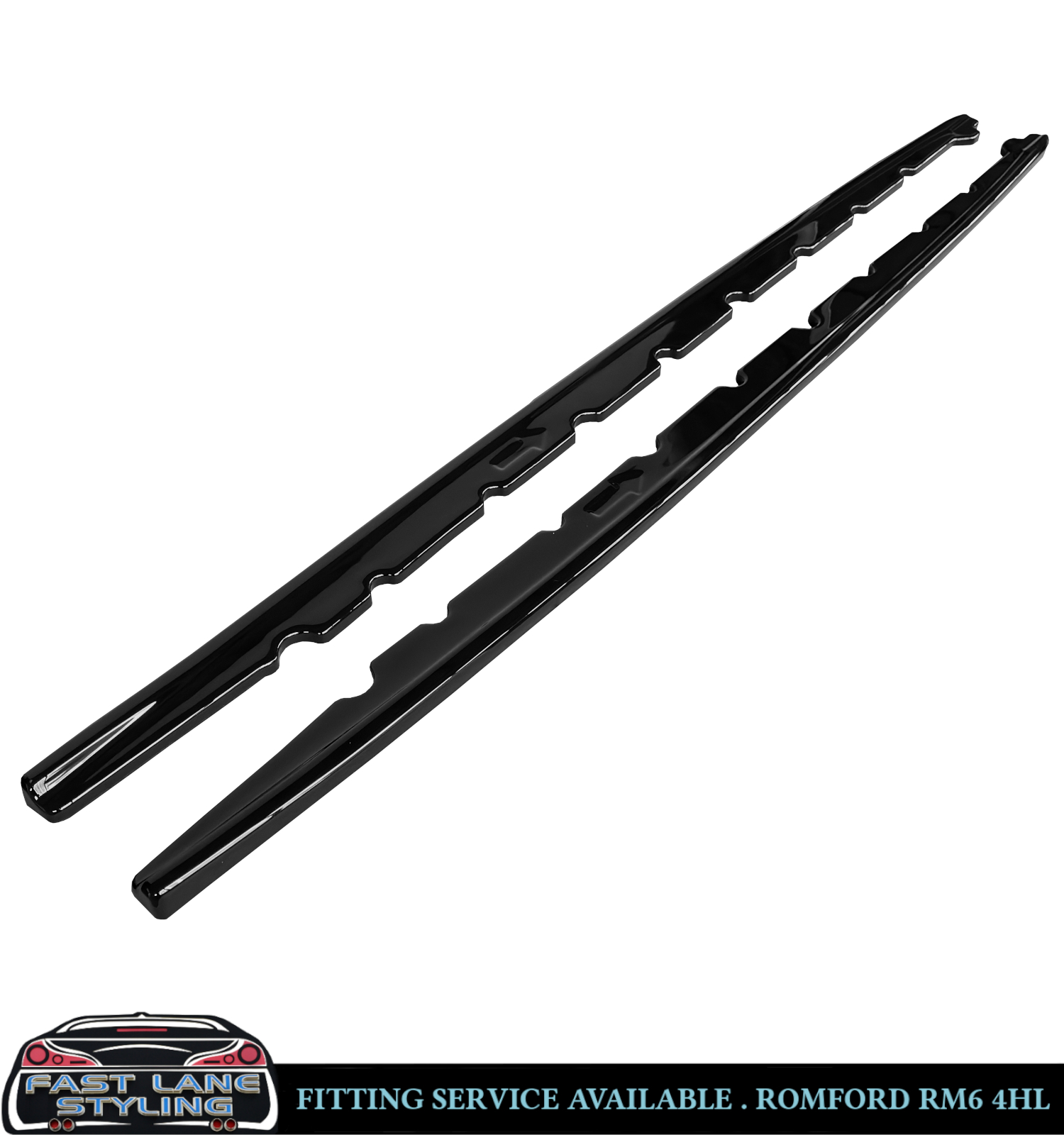 GLOSS BLACK KIT DIFFUSER SPLITTER SPOILER FOR BMW 1 SERIES F40 M135i 2019-2024 - Image 6