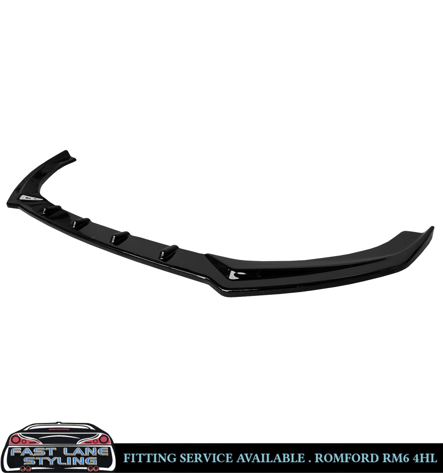 GLOSS BLACK KIT DIFFUSER SPLITTER SKIRTS FOR AUDI A3 8V SALOON FACELIFT 2016-20 - Image 4