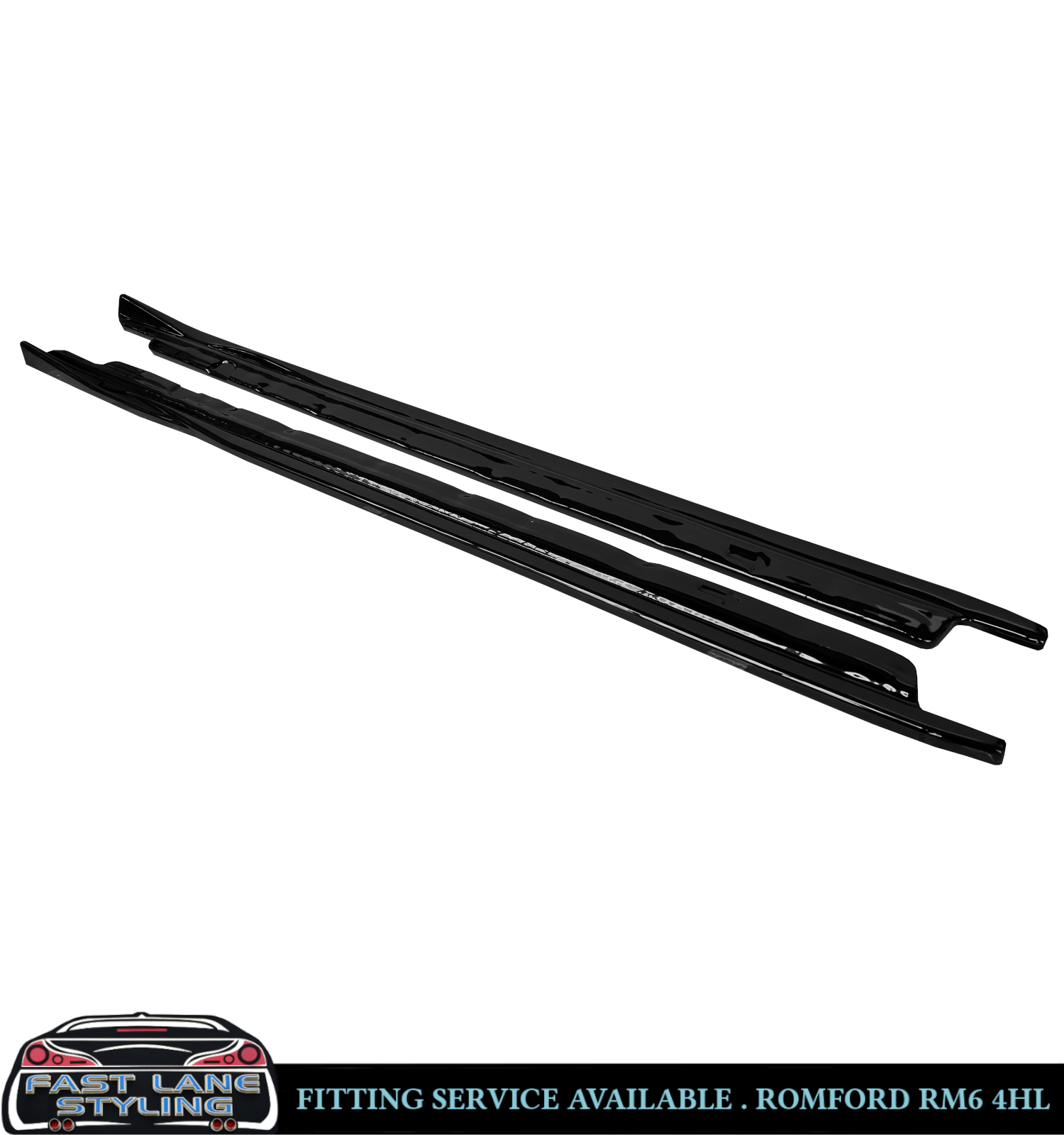 GLOSS BLACK KIT DIFFUSER SPLITTER SKIRTS FOR AUDI A3 8V SALOON FACELIFT 2016-20 - Image 6