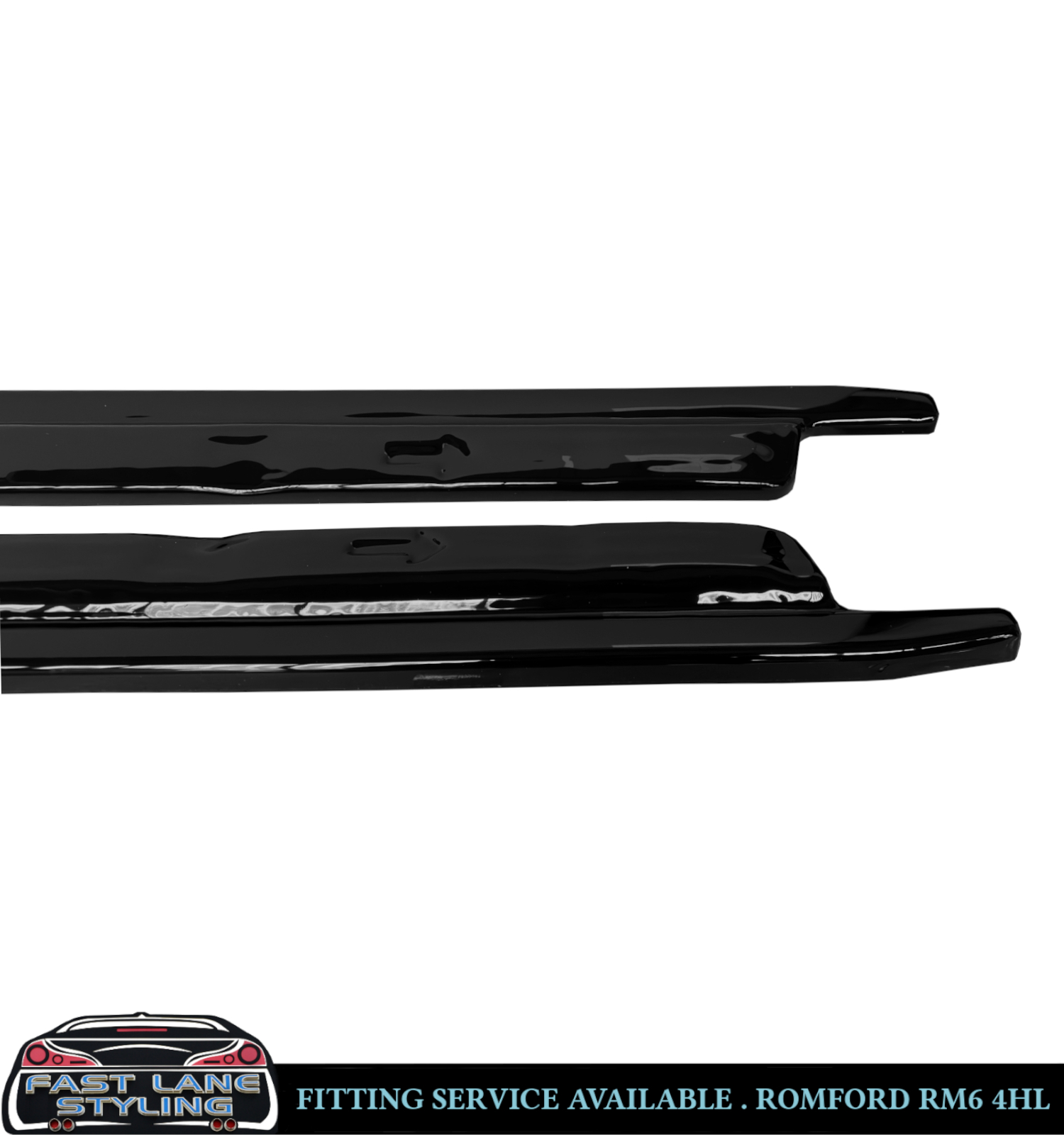 GLOSS BLACK KIT DIFFUSER SPLITTER SKIRTS FOR AUDI A3 8V SALOON FACELIFT 2016-20 - Image 7