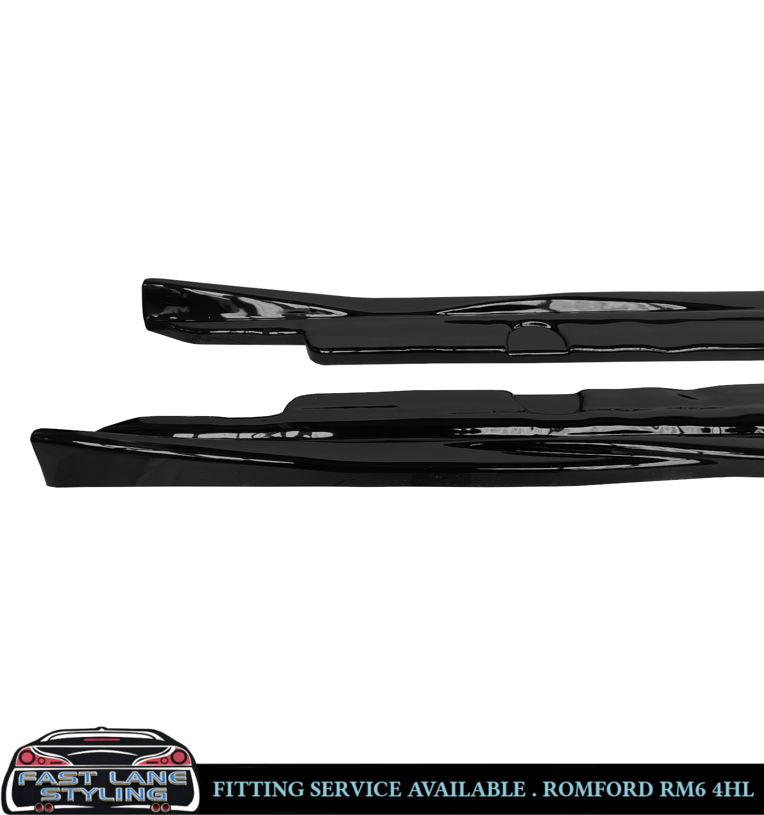 GLOSS BLACK KIT DIFFUSER SPLITTER SKIRTS FOR AUDI A3 8V SALOON FACELIFT 2016-20 - Image 8