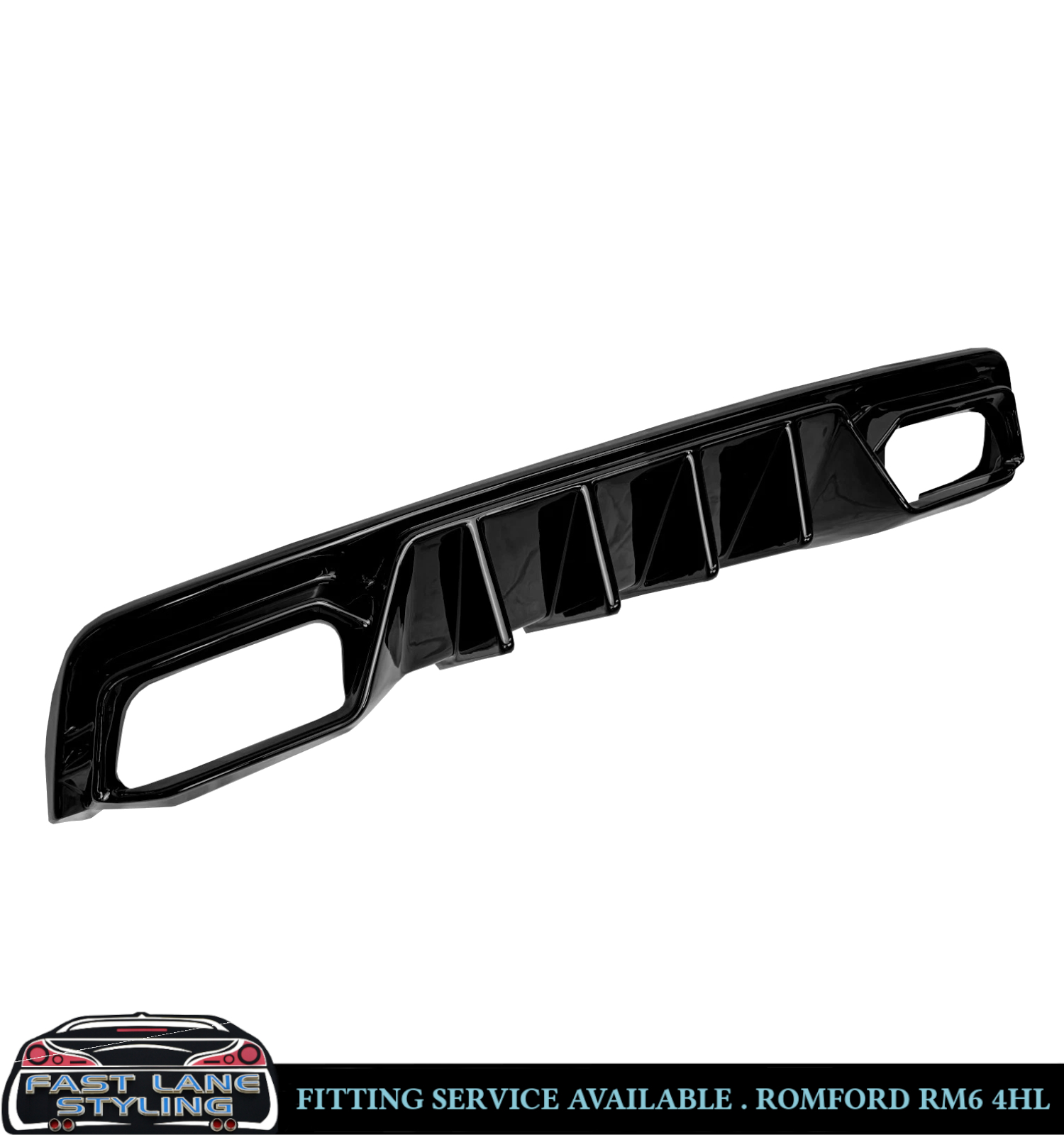 GLOSS BLACK KIT DIFFUSER SPOILER SPLITTER FOR CUPRA LEON MK1 FACELIFT 2024+ - Image 4
