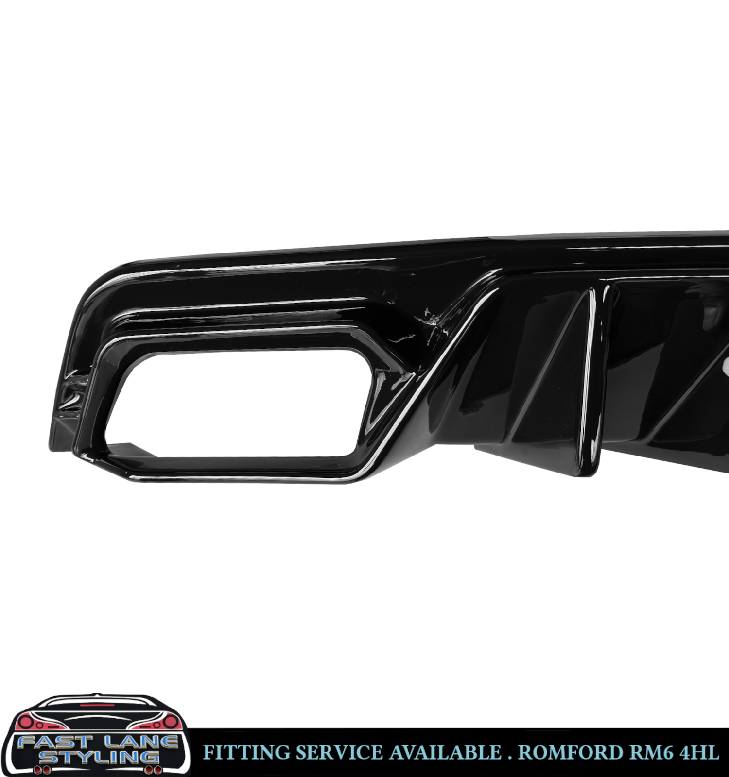 GLOSS BLACK KIT DIFFUSER SPOILER SPLITTER FOR CUPRA LEON MK1 FACELIFT 2024+ - Image 7