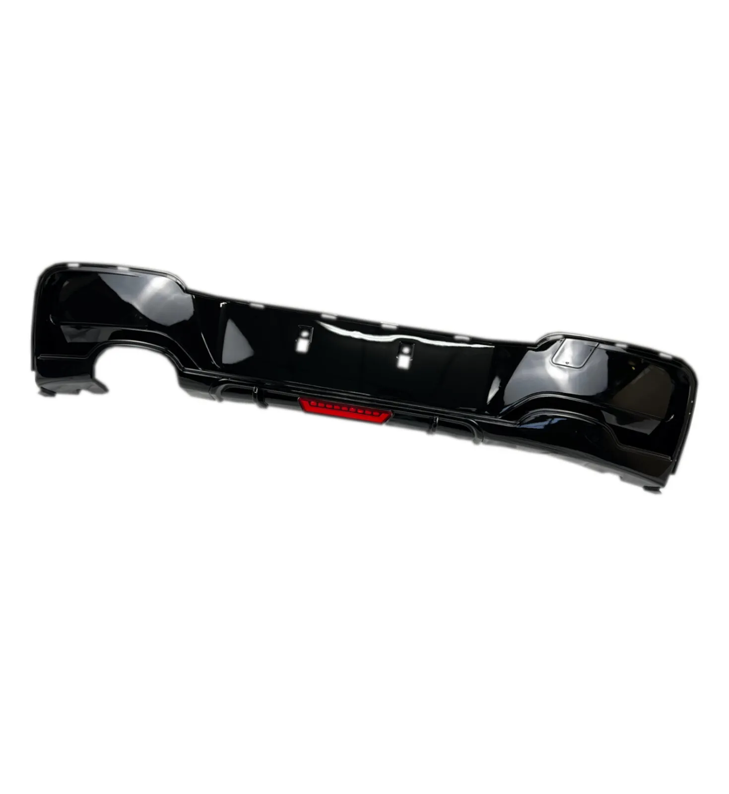 REAR DIFFUSER M PERFORMANCE STYLE GLOSS BLACK FOR BMW 1 SERIES F20 F21 PRE-LCI - Image 3