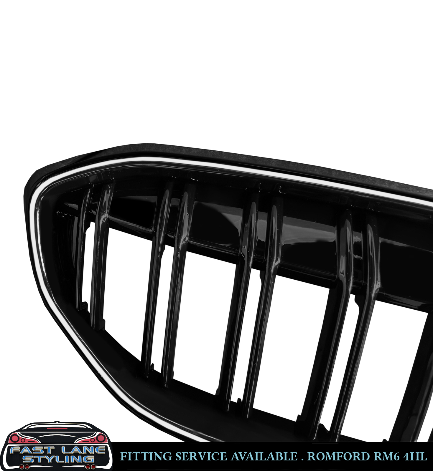 FOR BMW 3 SERIES G20 G21 PRE-LCI FRONT KIDNEY GRILLE WITH LED LIGHTS GLOSS BLACK - Image 3