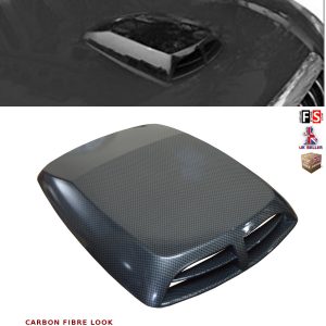 UNIVERSAL AIR FLOW INTAKE SCOOP COVER BONNET COVER CARBON LOOK DIY DECORATION