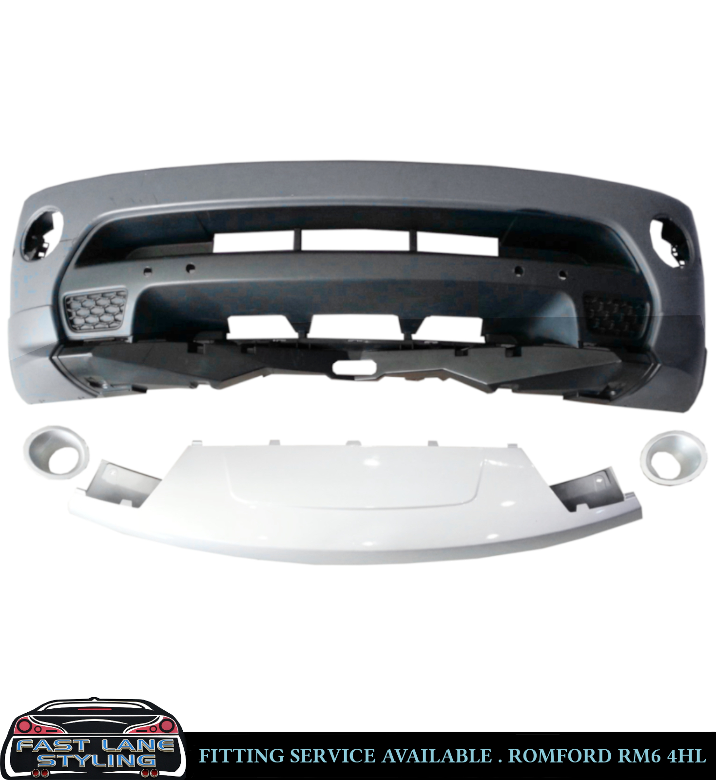 FRONT BUMPER AUTOBIOGRAPHY STYLE BODY KIT FOR RANGE ROVER SPORT L320 2005-2013 - Image 2